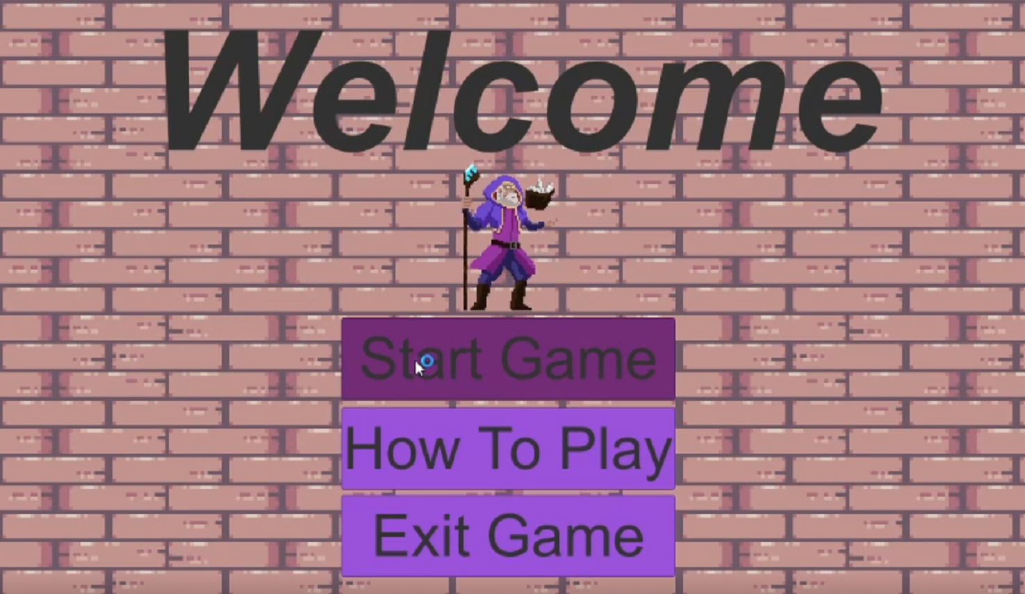 Image of platform game in Unity